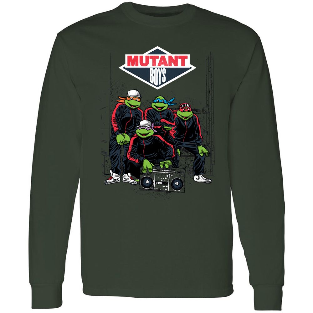 Long Sleeve T-Shirt - 1NGP53JY - Forest Green - 8