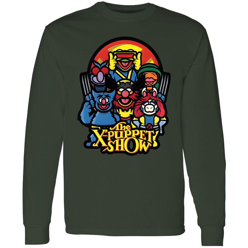 Long Sleeve T-Shirt - LFZVT7QH - Forest Green - 8