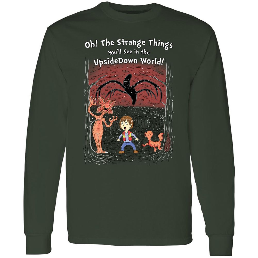 Long Sleeve T-Shirt - 12F7M7AJ - Forest Green - 8