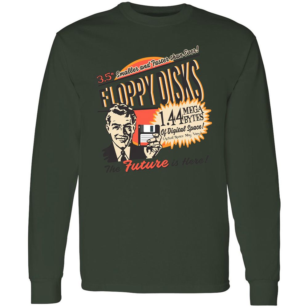 Floppy Disk Retro - Forest Green - 8