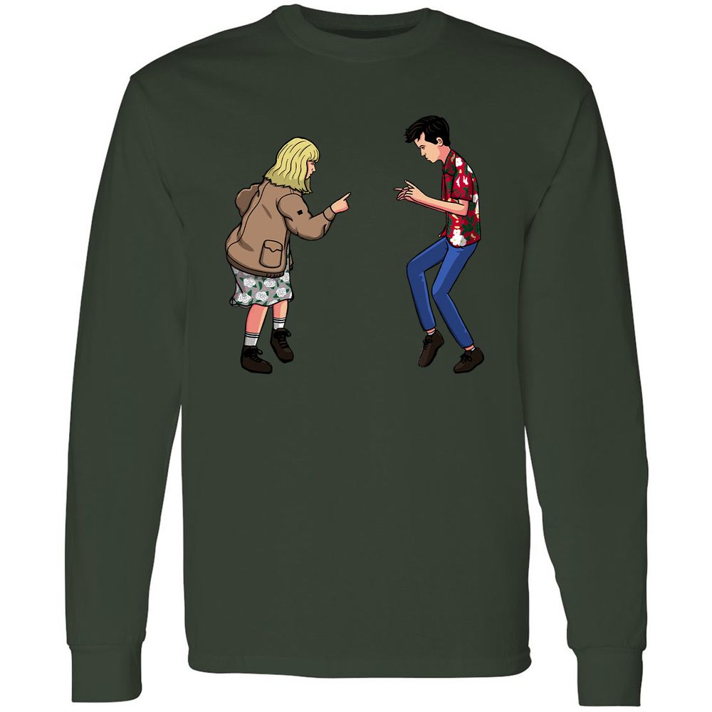 Long Sleeve T-Shirt - DTQU5KXQ - Forest Green - 8