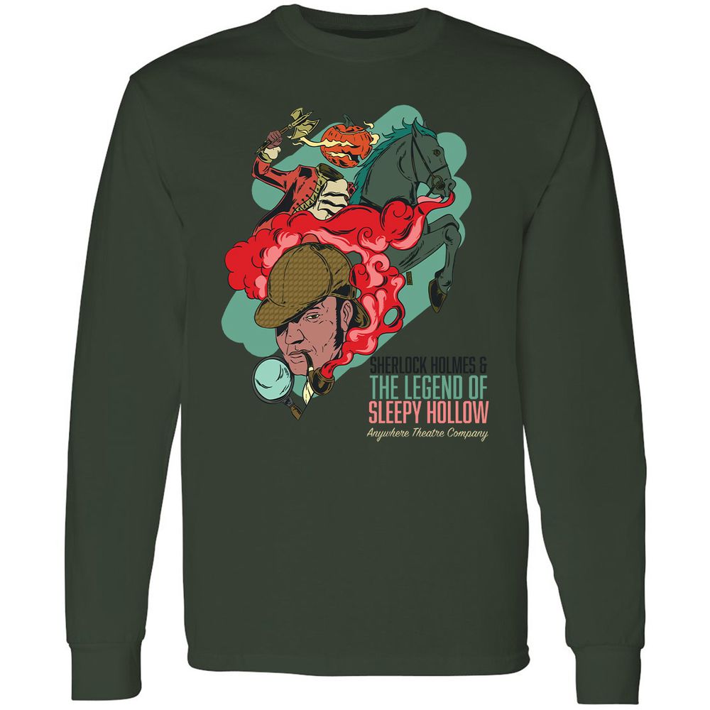 Long Sleeve T-Shirt - 2HHAEZPF - Forest Green - 8