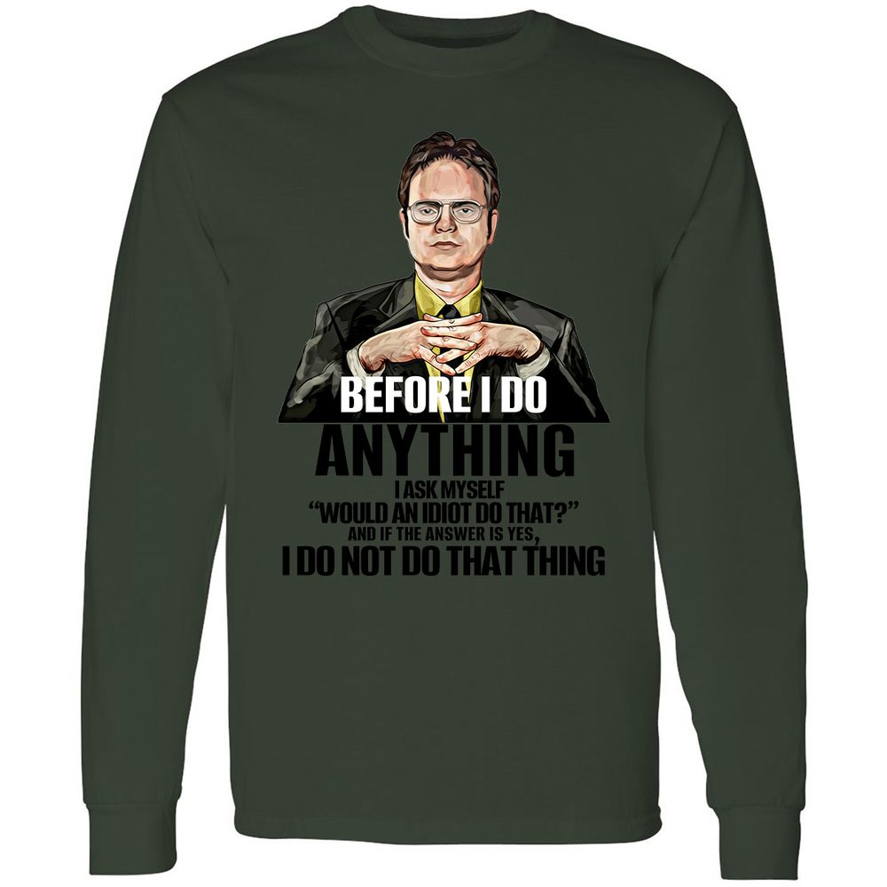 Long Sleeve T-Shirt - 785538UM - Forest Green - 8