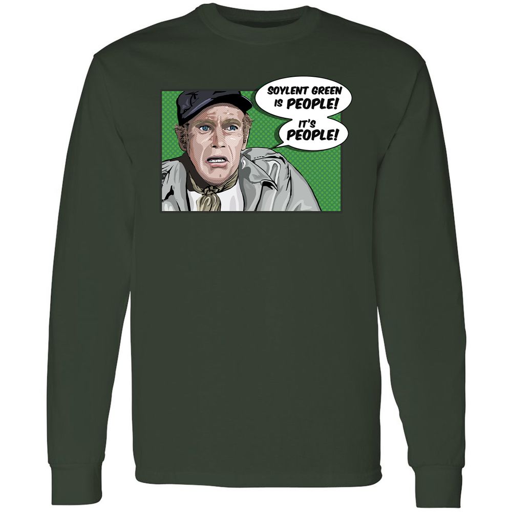 Long Sleeve T-Shirt - NUJ542B9 - Forest Green - 8