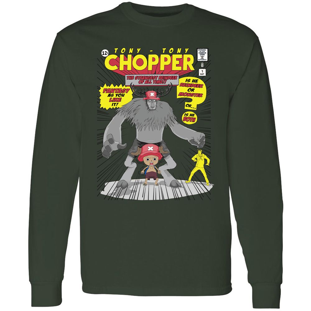 Long Sleeve T-Shirt - SJ7Z1CY7 - Forest Green - 8