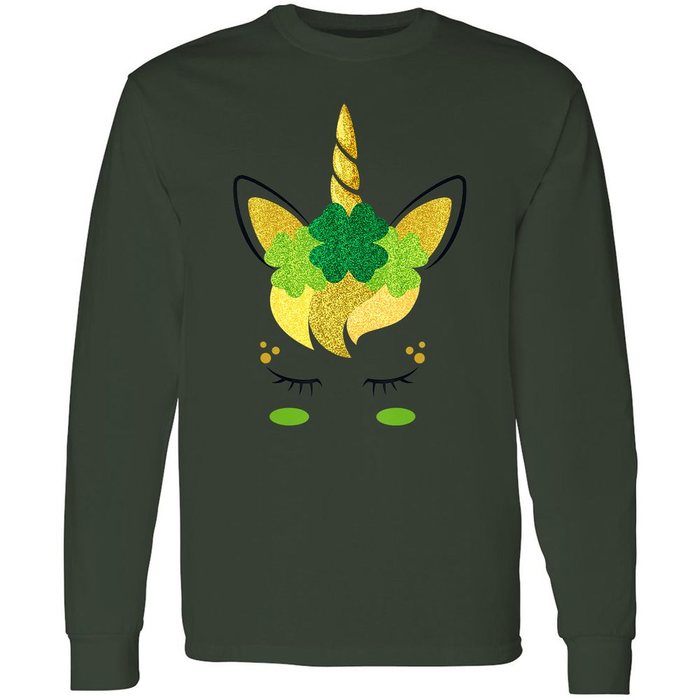 Long Sleeve T-Shirt - 8SQAH8N4 - Forest Green - 8