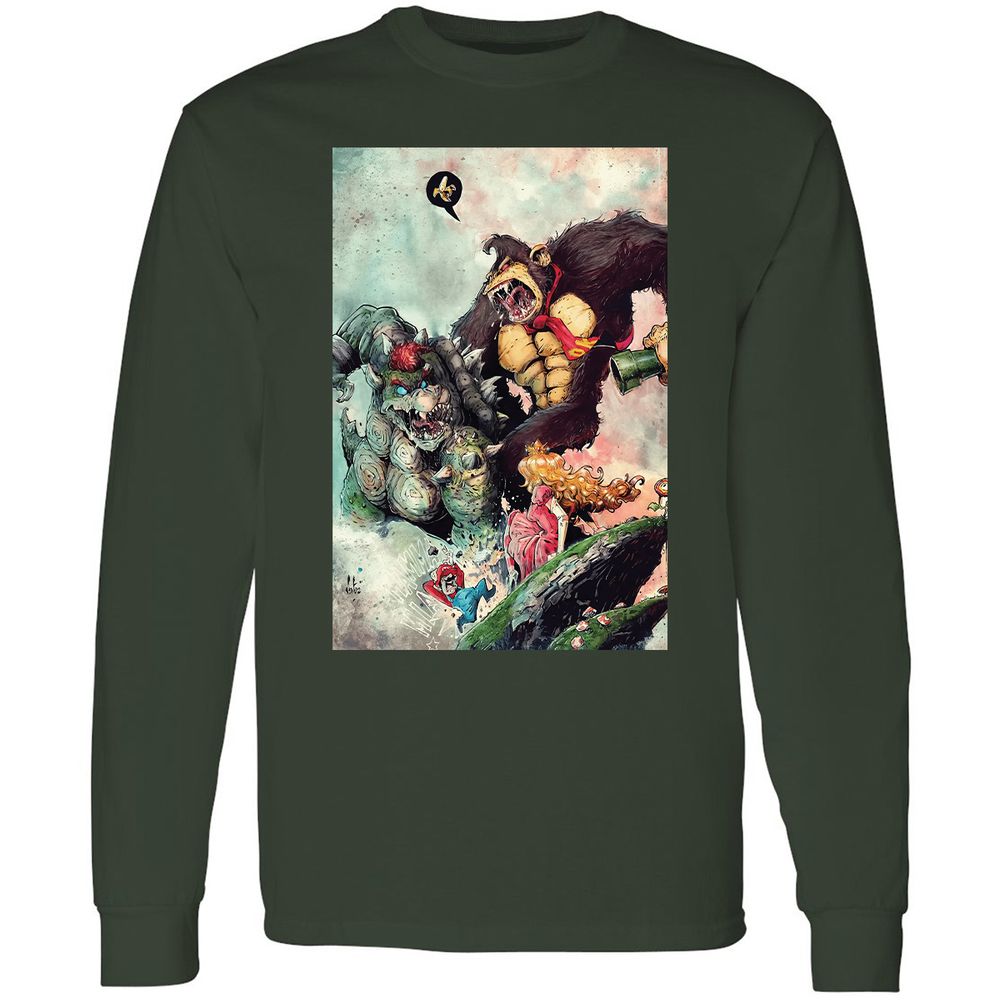 Long Sleeve T-Shirt - RYC4EWDX - Forest Green - 8