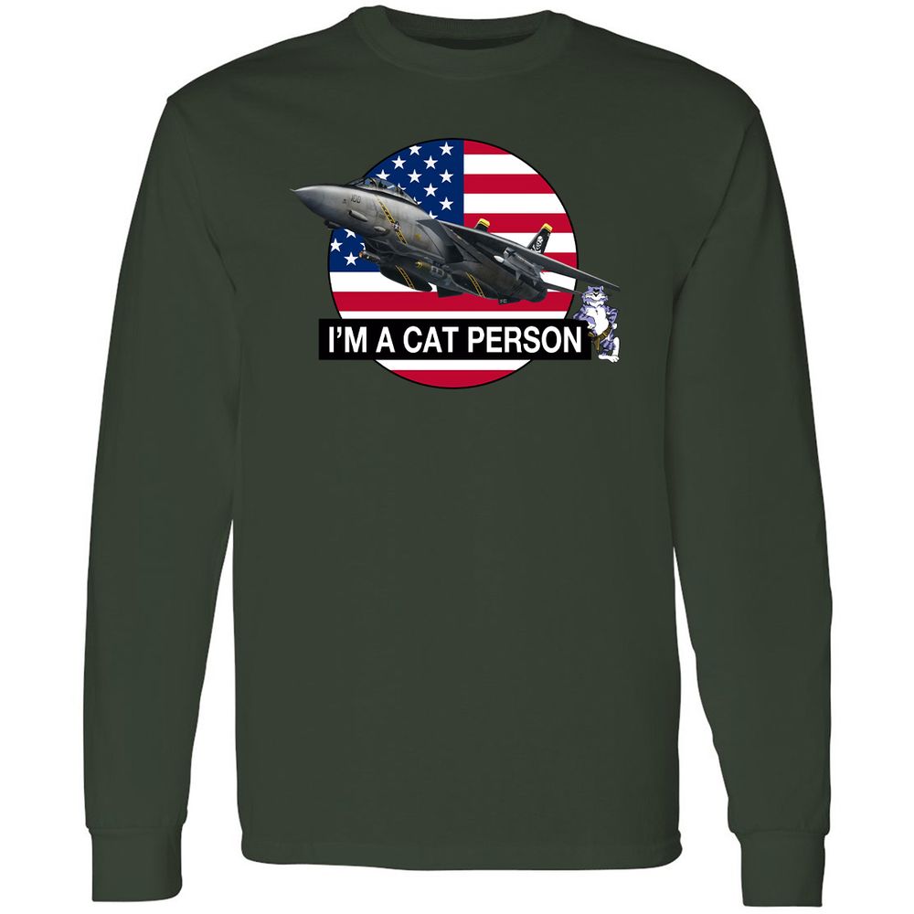 Long Sleeve T-Shirt - 7Z5UKYF5 - Forest Green - 8