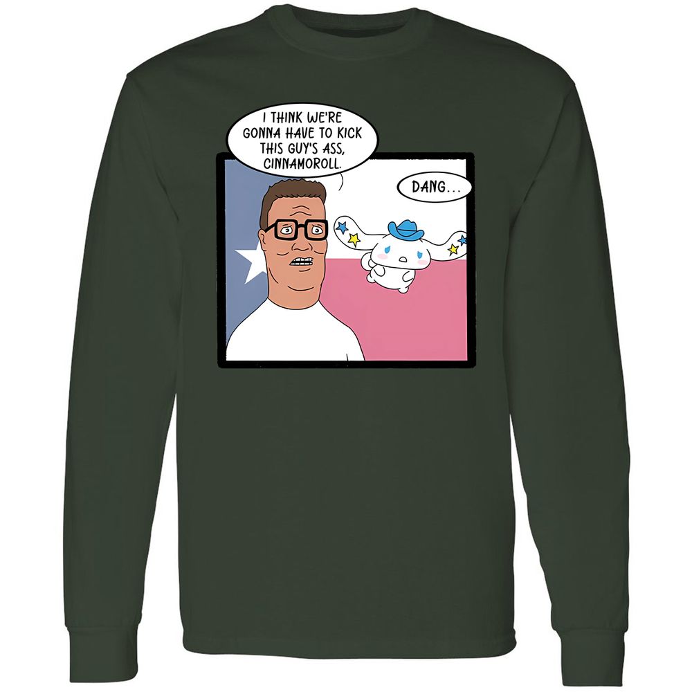 Long Sleeve T-Shirt - 7QHU6Z2X - Forest Green - 8