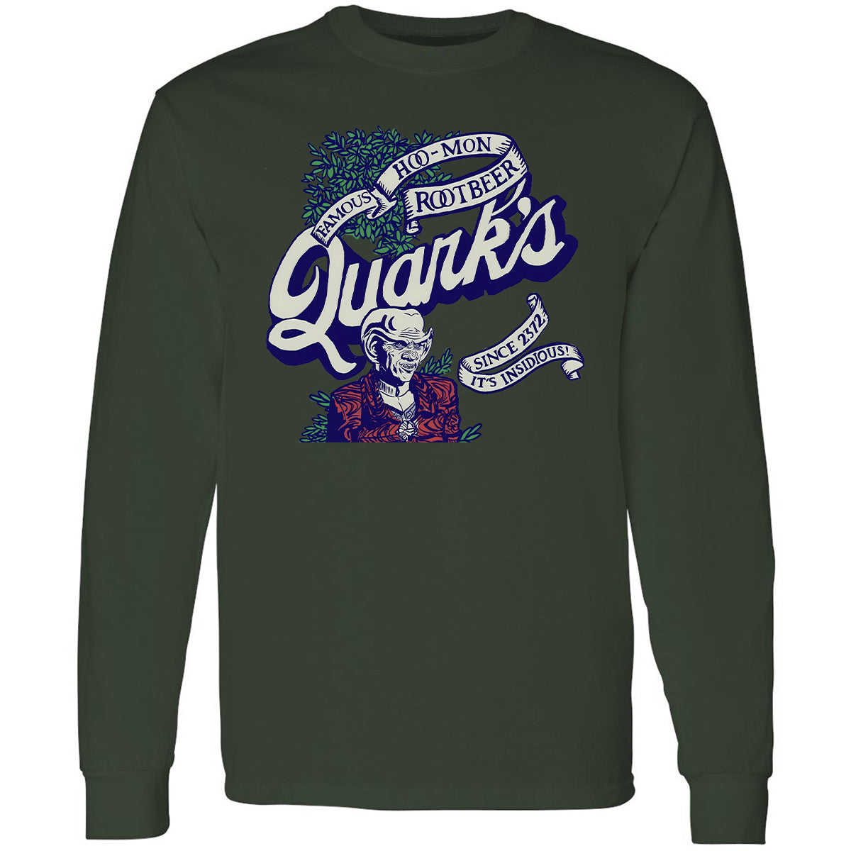 Long Sleeve T-Shirt - XU1QG7ZF - Forest Green - 8