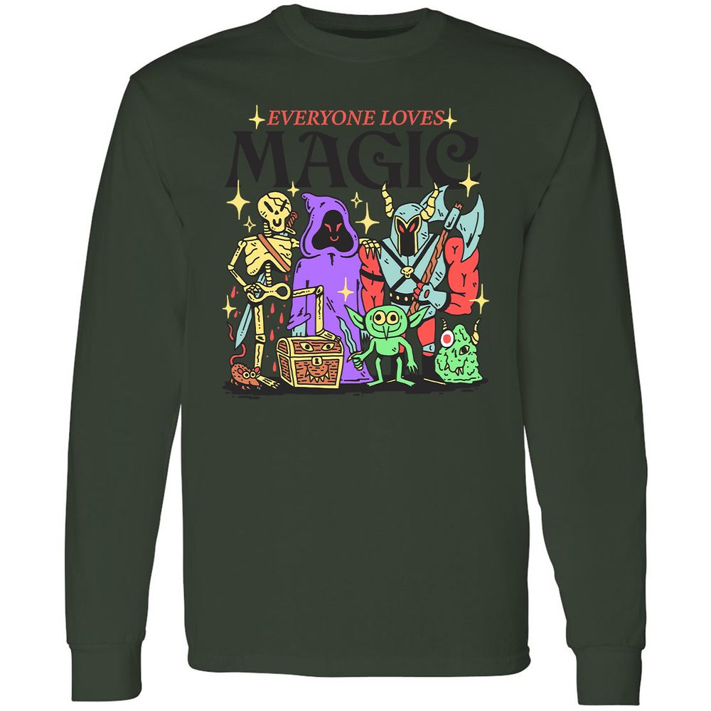 Long Sleeve T-Shirt - 5MXH43JL - Forest Green - 8