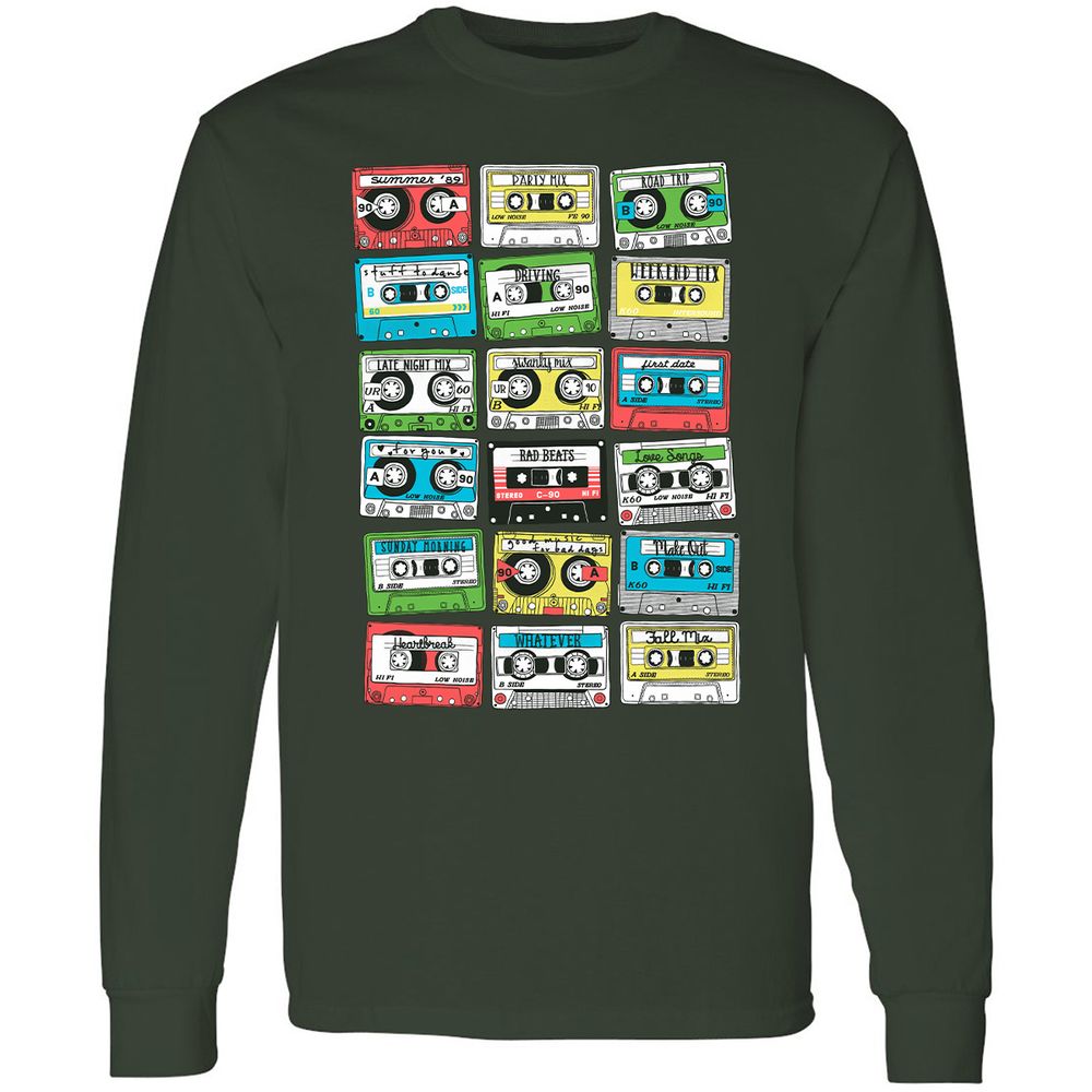 Long Sleeve T-Shirt - KTNQMPPV - Forest Green - 8