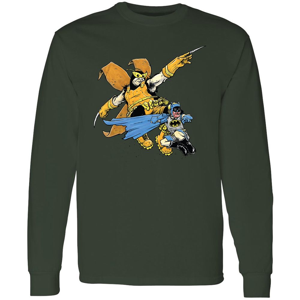 Long Sleeve T-Shirt - Q24YR4TP - Forest Green - 8