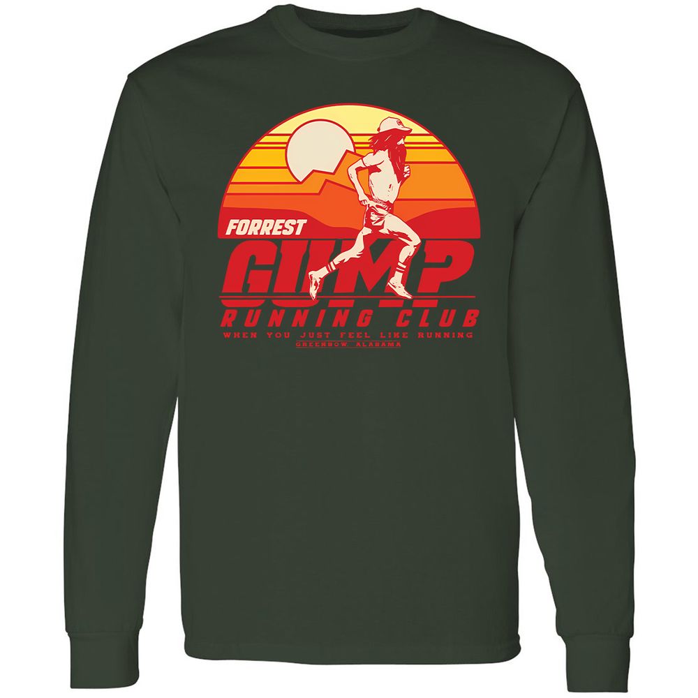 Long Sleeve T-Shirt - BZ4WX49T - Forest Green - 8