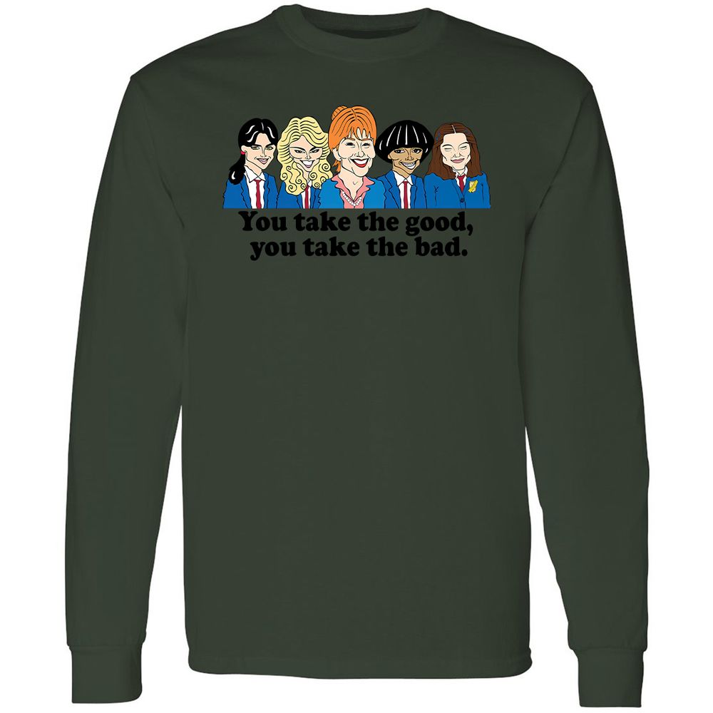 Long Sleeve T-Shirt - VQXLEVK9 - Forest Green - 8