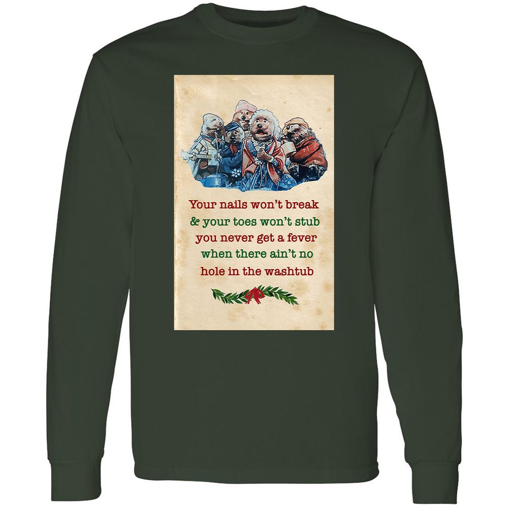 Long Sleeve T-Shirt - NBPDHWVD - Forest Green - 8