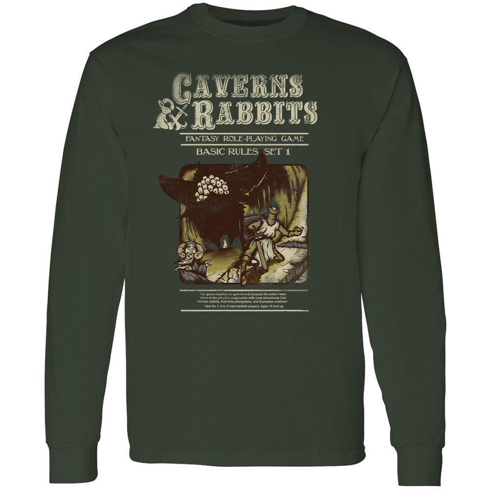 Long Sleeve T-Shirt - FW6UTBJU - Forest Green - 8