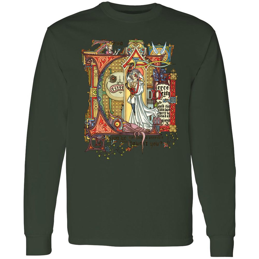 Long Sleeve T-Shirt - E2JKWK4C - Forest Green - 8