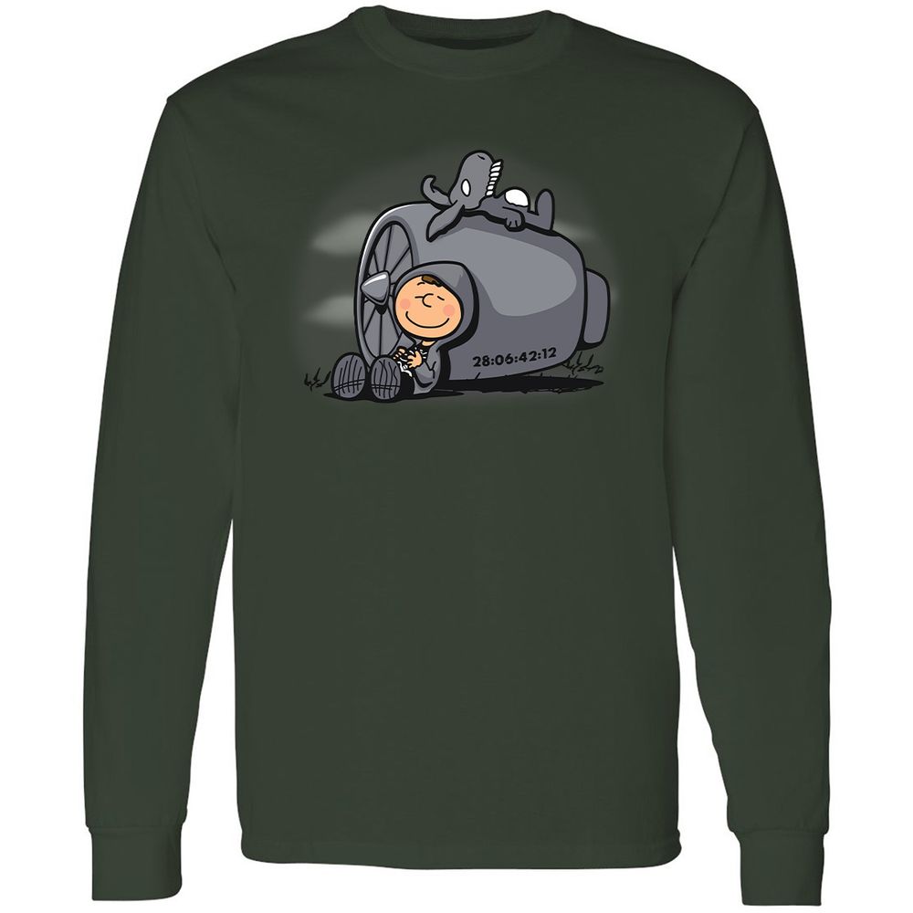 Long Sleeve T-Shirt - 87J4F2NM - Forest Green - 8