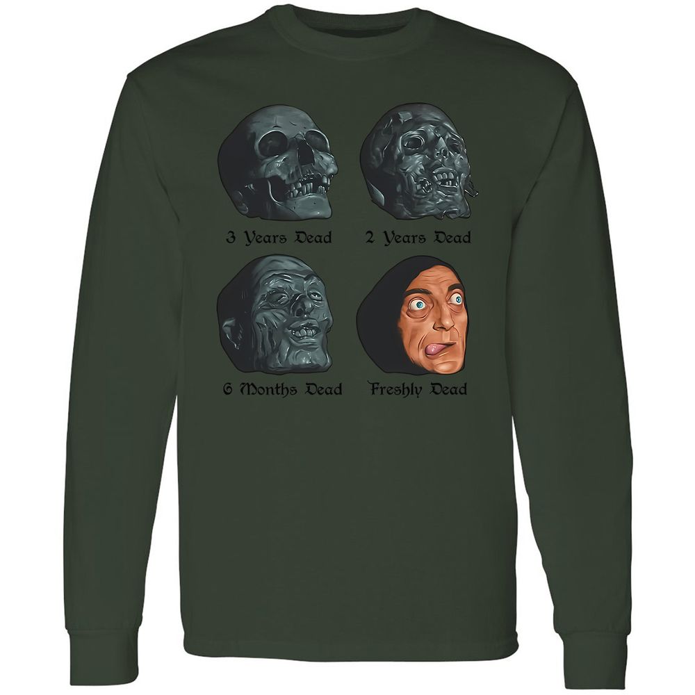 Long Sleeve T-Shirt - YHZ1VSPV - Forest Green - 8