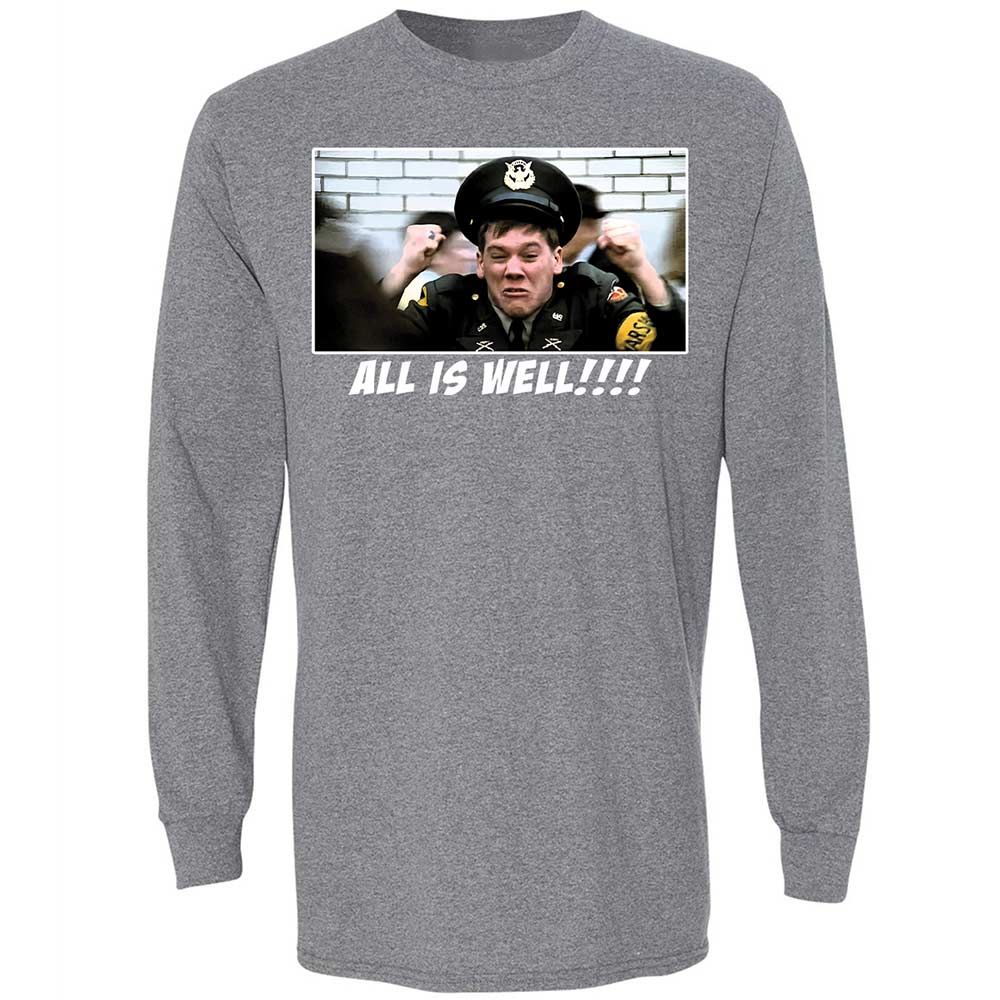 Long Sleeve T-Shirt - 78JN4PUK - Graphite Heather - 8