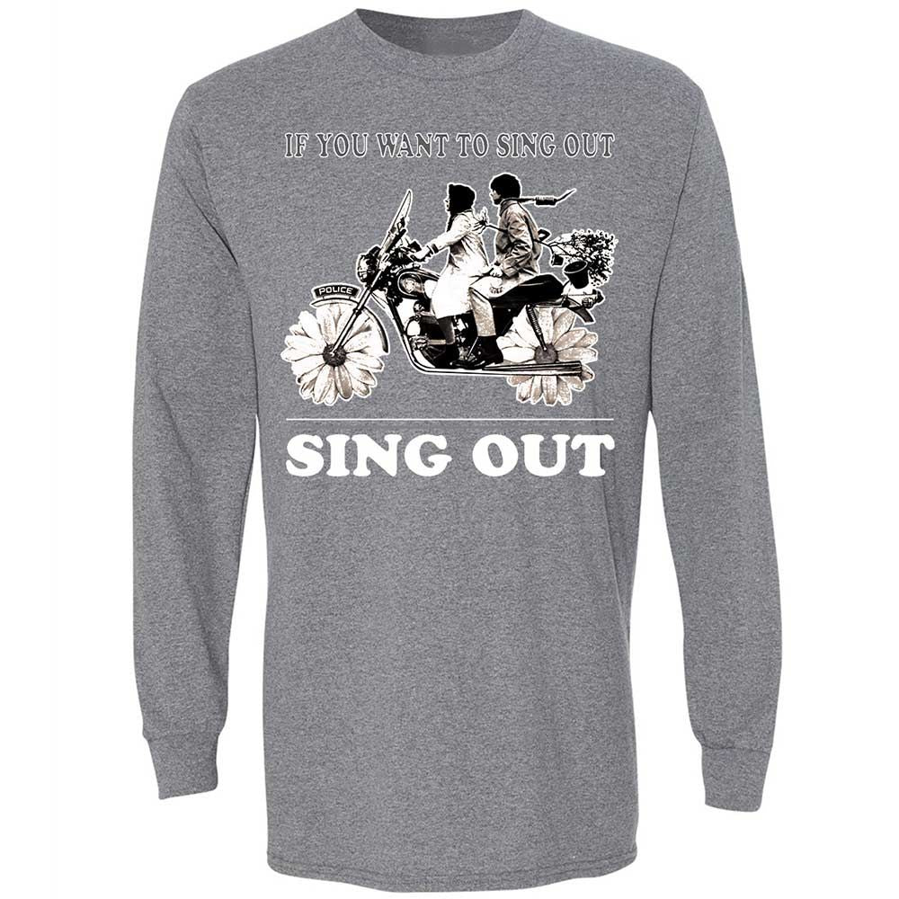 If you want to sing out, sing out - Graphite Heather - 8