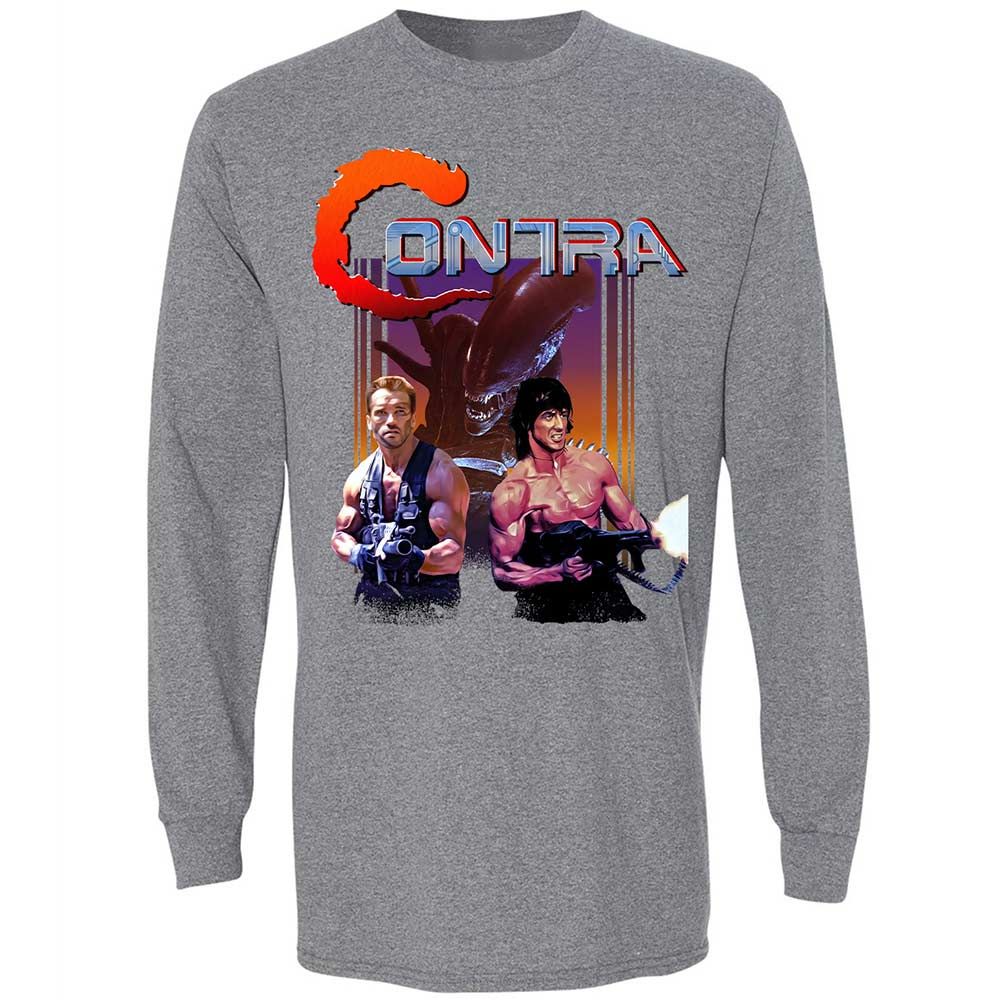 Long Sleeve T-Shirt - F8AHF1XJ - Graphite Heather - 8