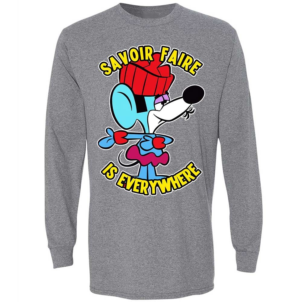 Long Sleeve T-Shirt - PRU1SJ6K - Graphite Heather - 8