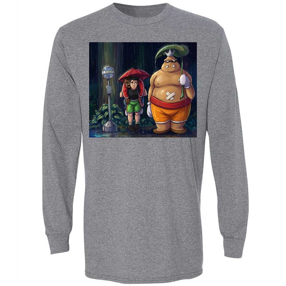Long Sleeve T-Shirt - XZQPWA6K - Graphite Heather - 8