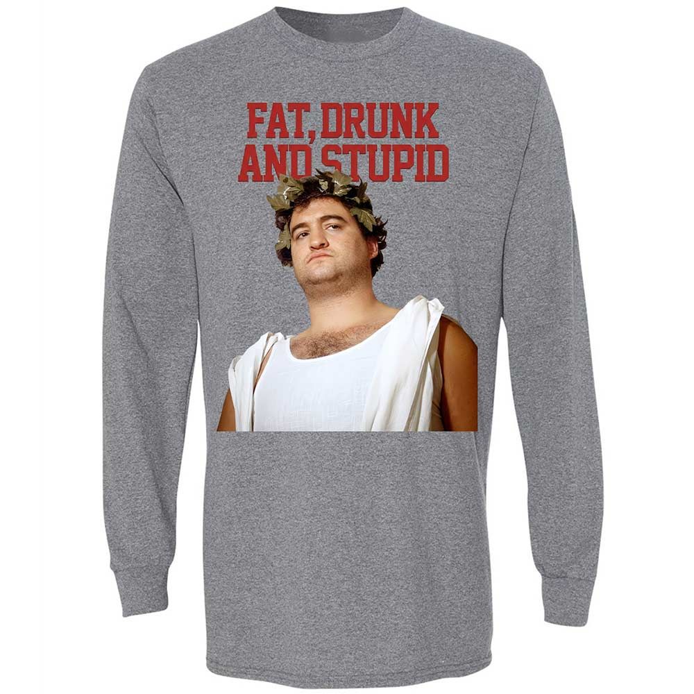 Fat, drunk, and stupid - Graphite Heather - 8