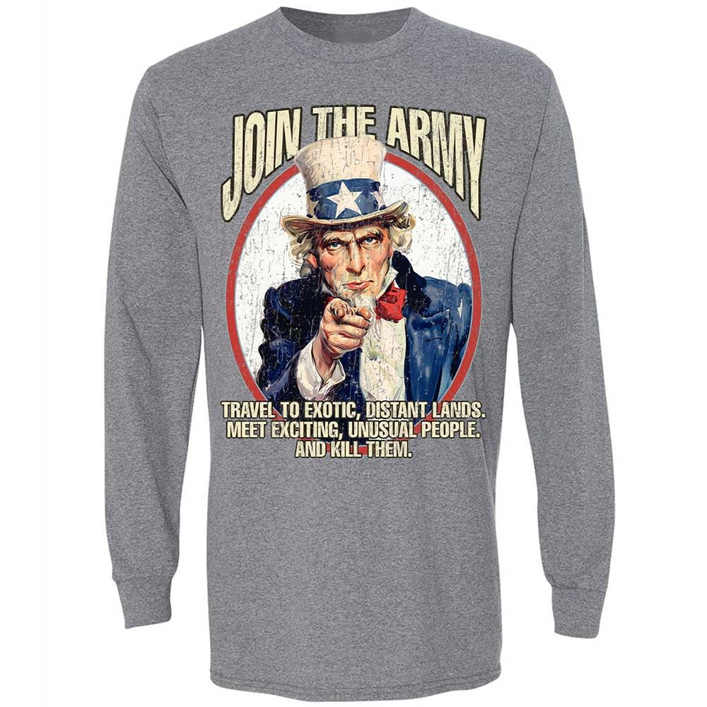 Join The Army - Graphite Heather - 8