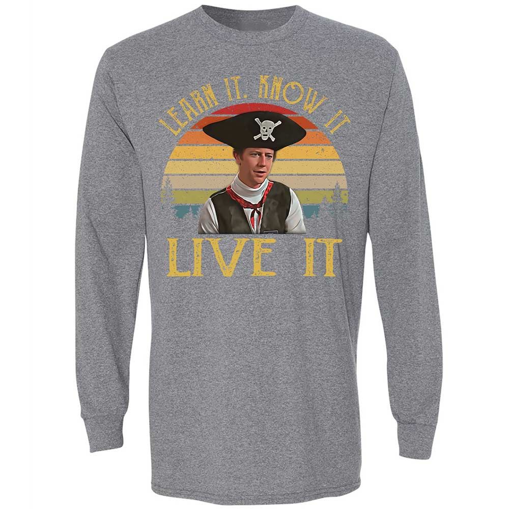 Long Sleeve T-Shirt - T97UEYCD - Graphite Heather - 8