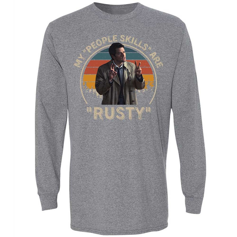 Long Sleeve T-Shirt - SK8UPJGN - Graphite Heather - 8