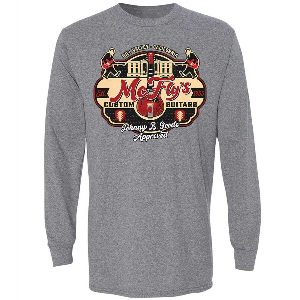 Long Sleeve T-Shirt - ZMSG6PQ7 - Graphite Heather - 8