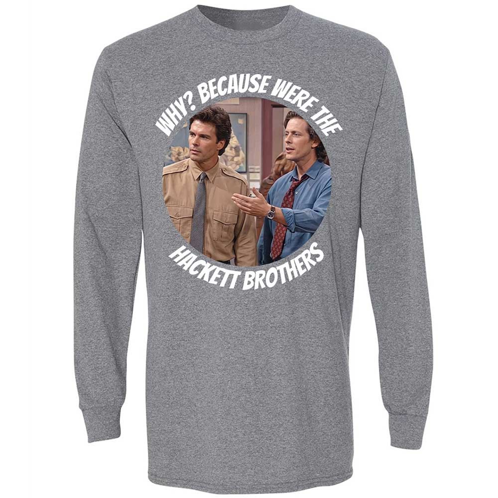 Long Sleeve T-Shirt - N87WUXHY - Graphite Heather - 8