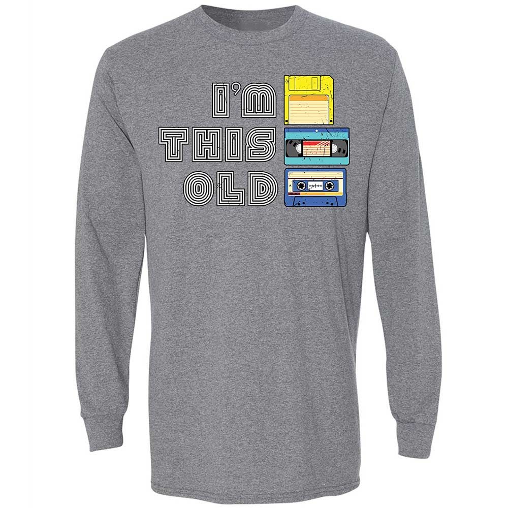 Long Sleeve T-Shirt - Black - Graphite Heather - 8