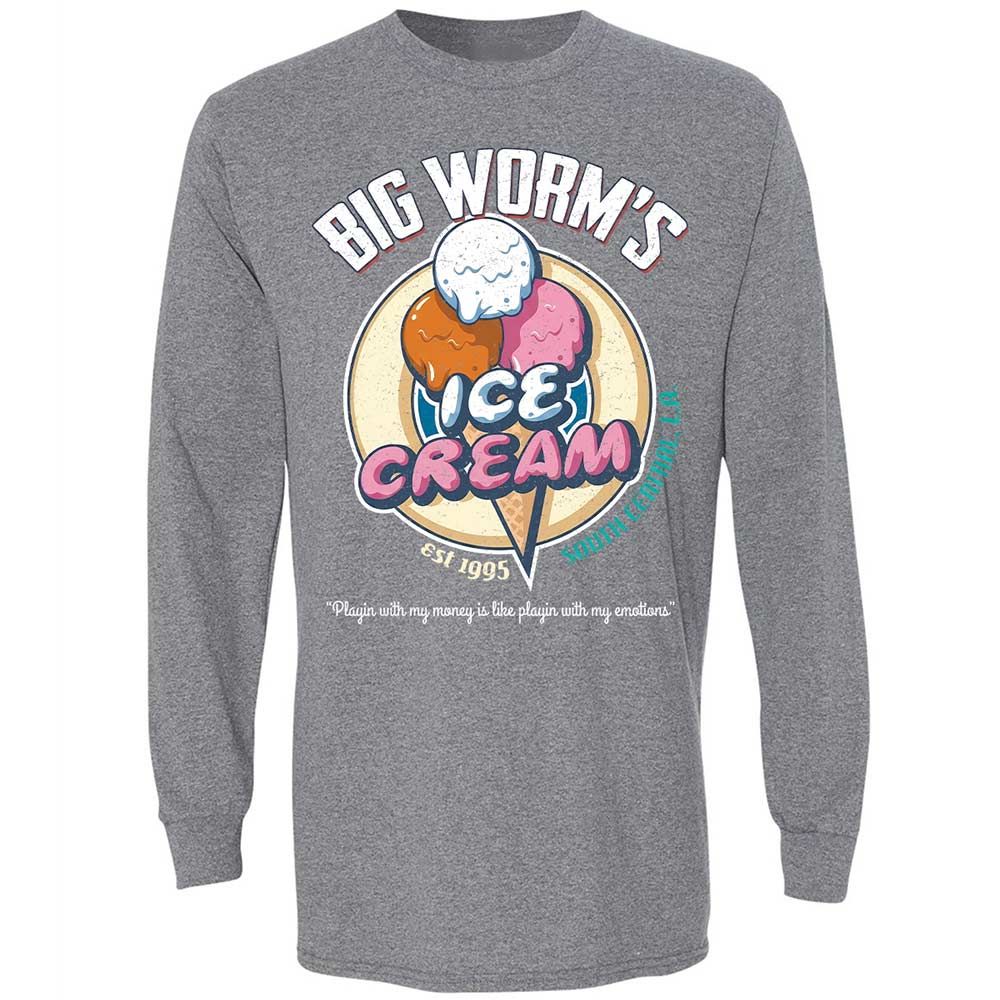 Big Worm's Ice Cream - Graphite Heather - 8