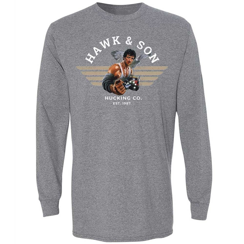 Long Sleeve T-Shirt - 9PAUMB7S - Graphite Heather - 8
