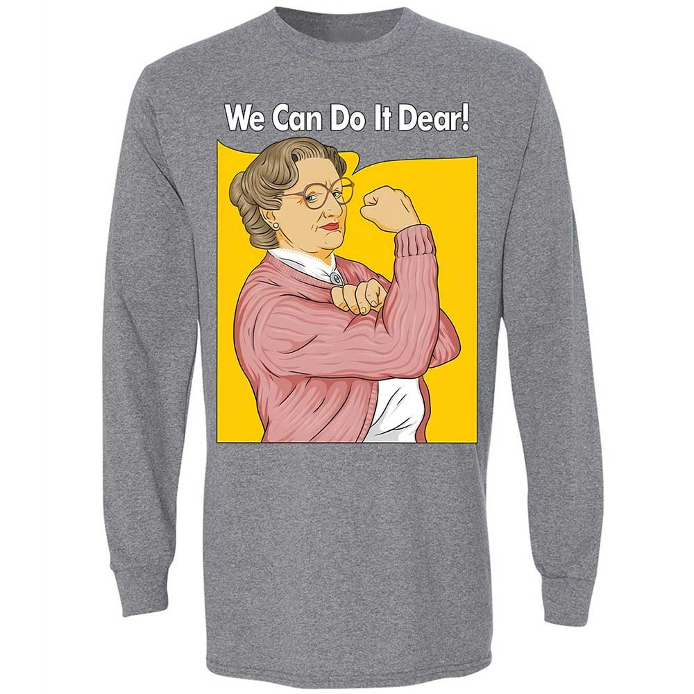 We Can Do It Dear - Graphite Heather - 8
