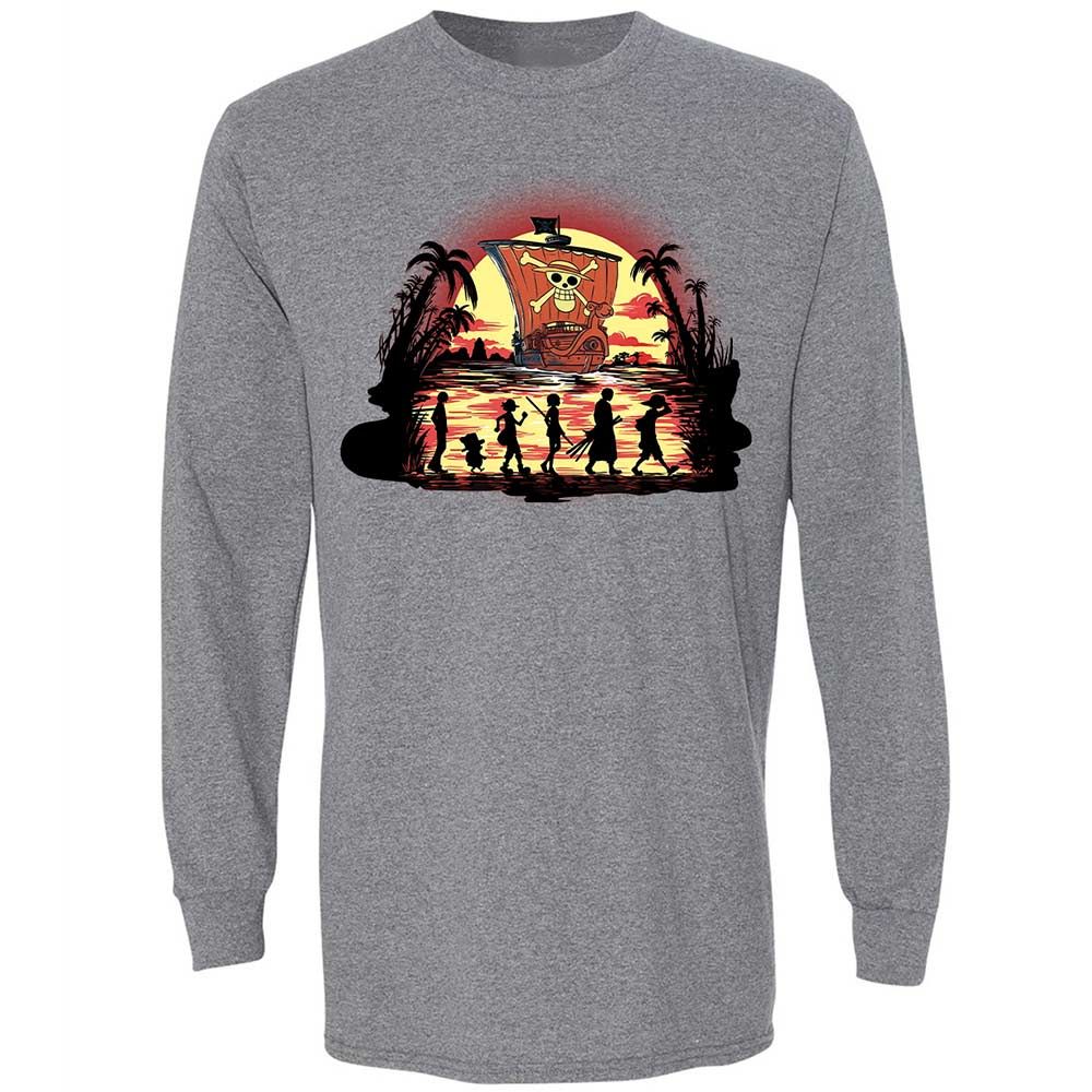 Long Sleeve T-Shirt - C1DKB4H2 - Graphite Heather - 8