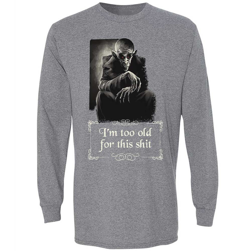 I'm too old for this shit - Graphite Heather - 8