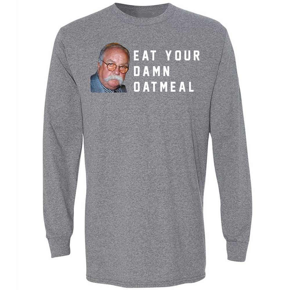 Eat Your Damn Oatmeal - Graphite Heather - 8