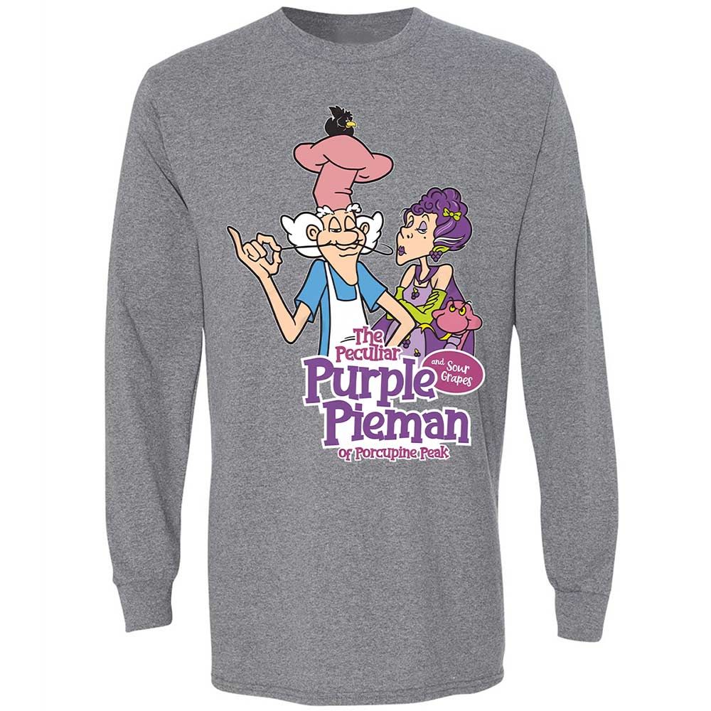 The Peculiar Purple Pie Man - Graphite Heather - 8