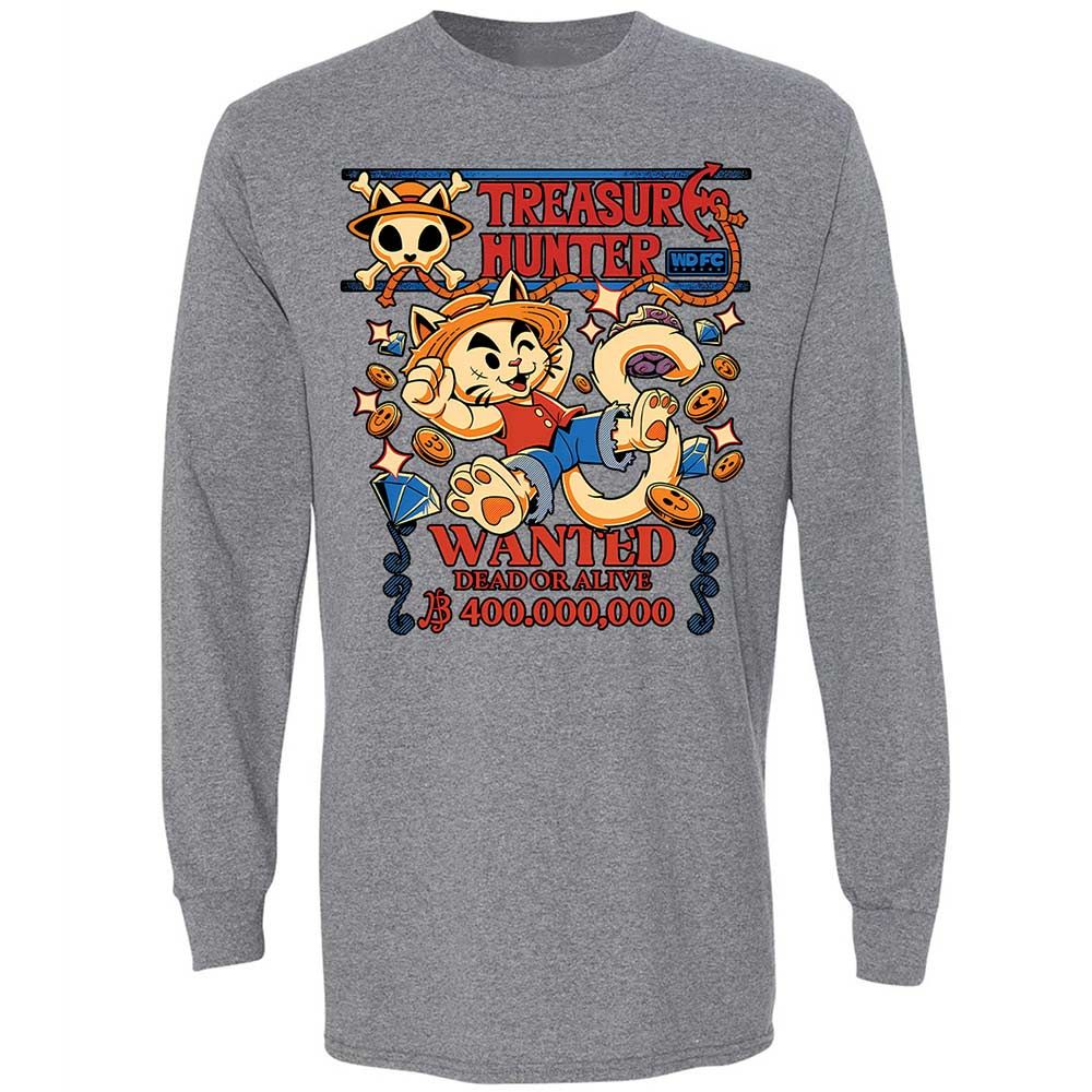 Long Sleeve T-Shirt - YHFTXG6U - Graphite Heather - 8