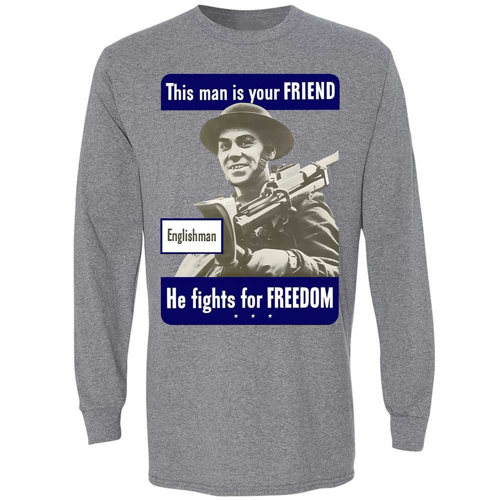 This man is your Friend - Graphite Heather - 8