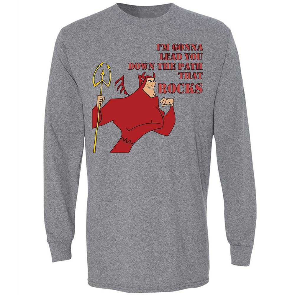 Long Sleeve T-Shirt - 7SDWQVM3 - Graphite Heather - 8