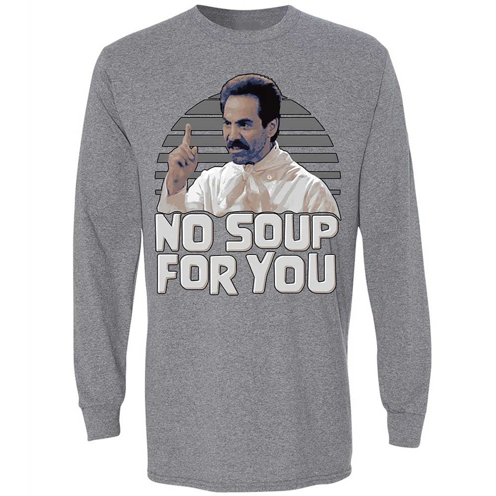 No Soup For You - Graphite Heather - 8