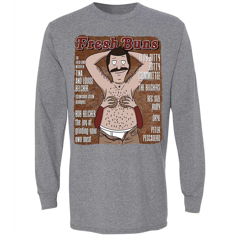 Long Sleeve T-Shirt - E3AEK37S - Graphite Heather - 8