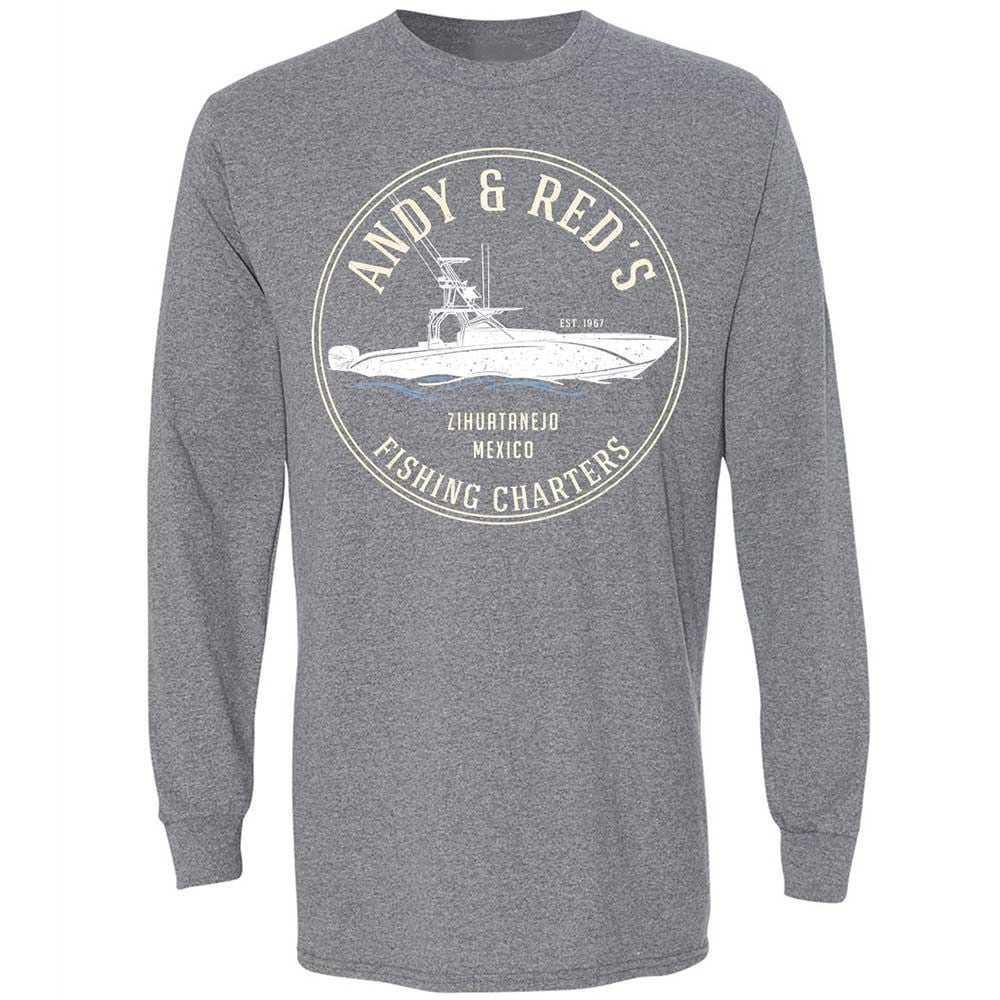 Long Sleeve T-Shirt - E1HF4GDP - Graphite Heather - 8