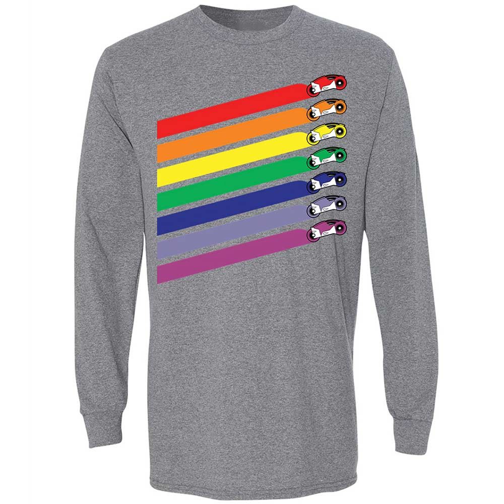 Race The Rainbow - Graphite Heather - 8